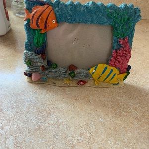 Tropical Fish Ocean Coral Reef Photo Frame Beach Coastal Decor 3X5